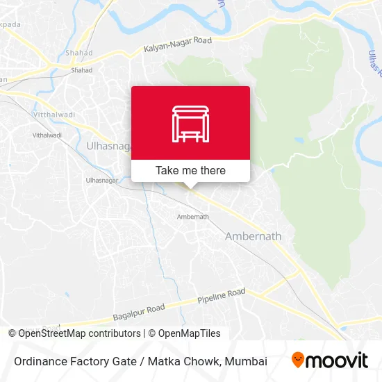 Ordinance Factory Gate / Matka Chowk map