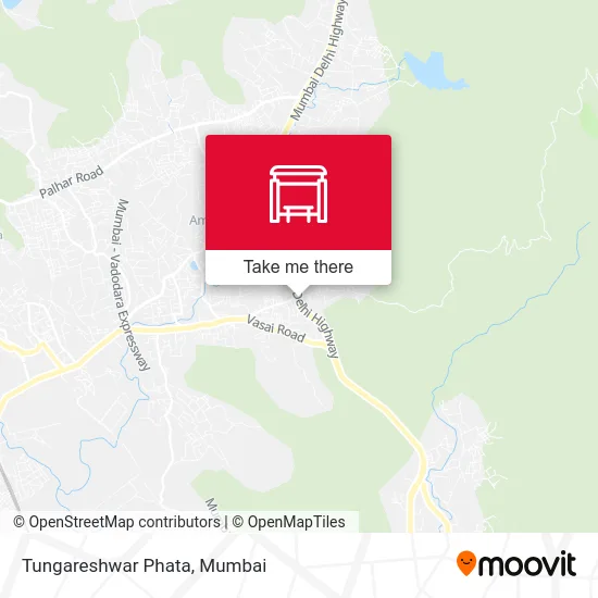 Tungareshwar Phata map