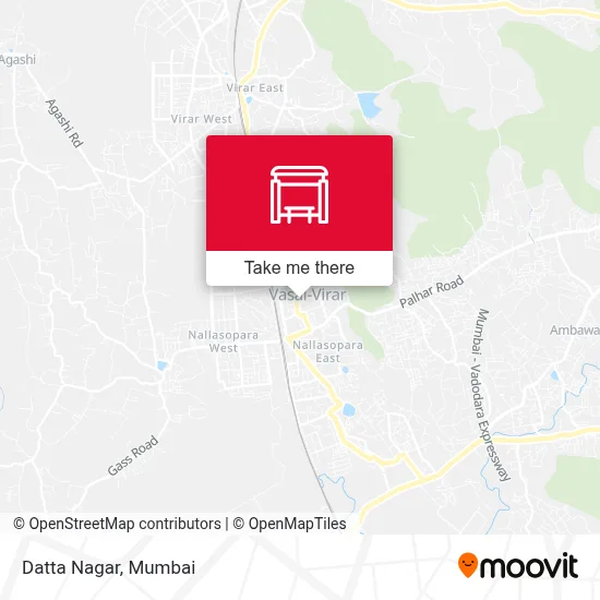 Datta Nagar map