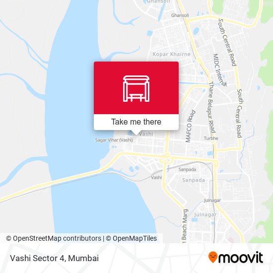 Vashi Sector 4 map