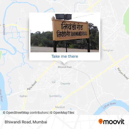 Bhiwandi Road map