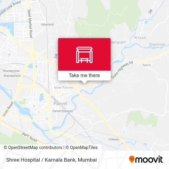 Shree Hospital / Karnala Bank map