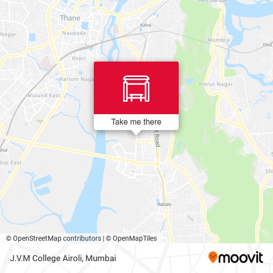 J.V.M College Airoli map