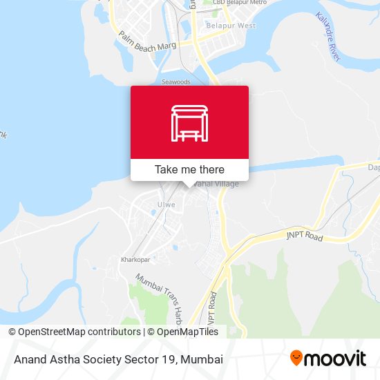 Anand Astha Society Sector 19 map