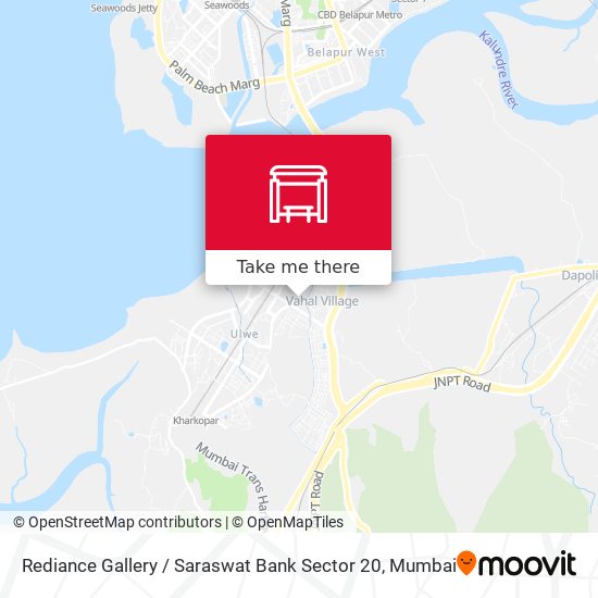 Rediance Gallery / Saraswat Bank Sector 20 map