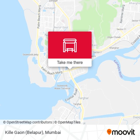 Kille Gaon (Belapur) map