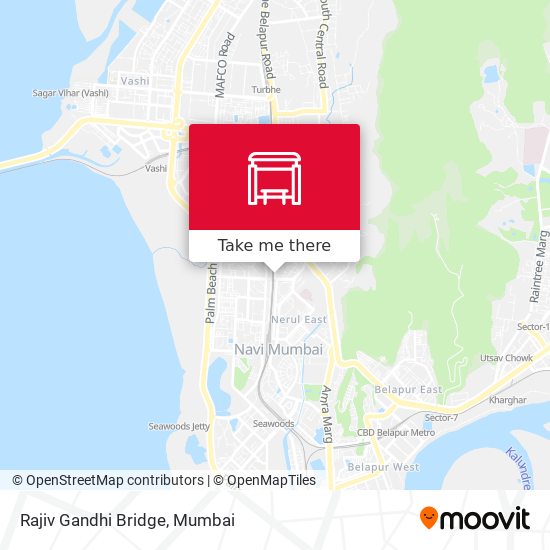 Rajiv Gandhi Bridge map