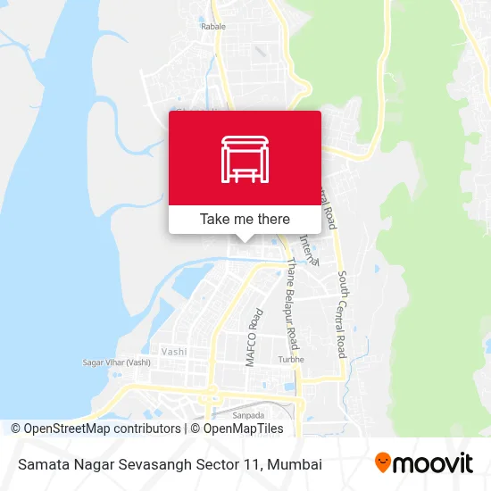 Samata Nagar Sevasangh Sector 11 map