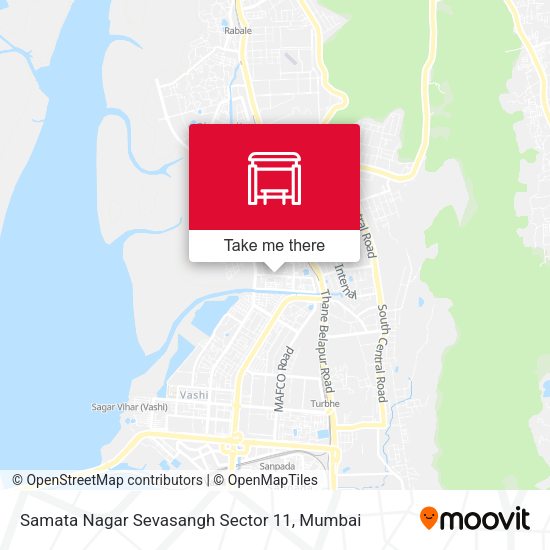 Samata Nagar Sevasangh Sector 11 map