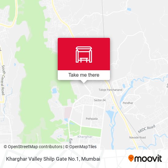 Kharghar Valley Shilp Gate No.1 map