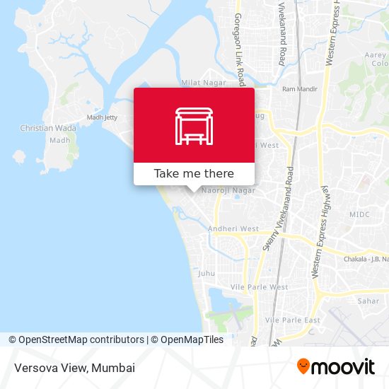 Versova View map