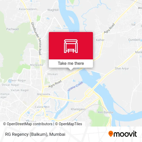 RG Regency (Balkum) map