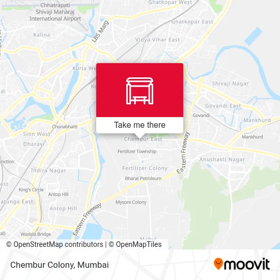 Chembur Colony map