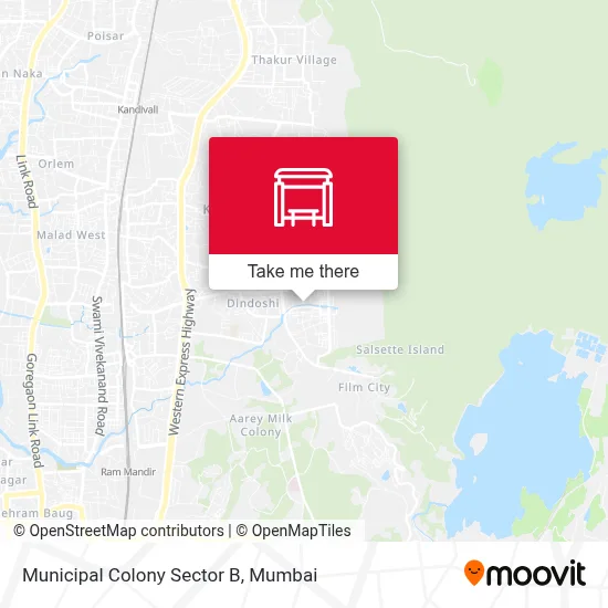 Municipal Colony Sector B map