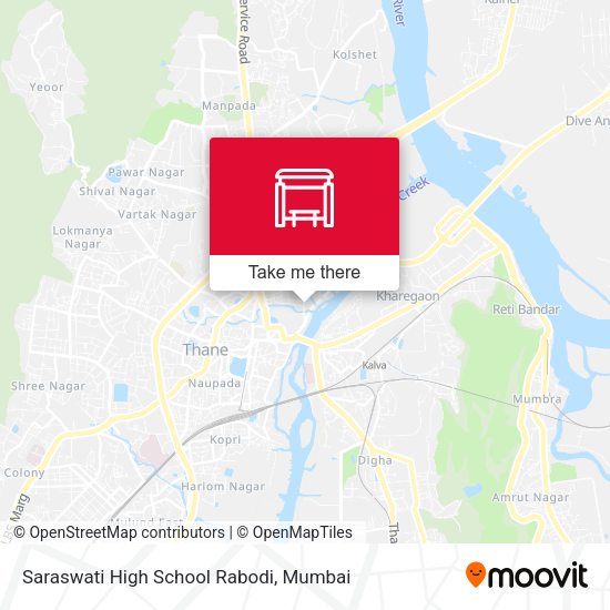 Saraswati High School Rabodi map