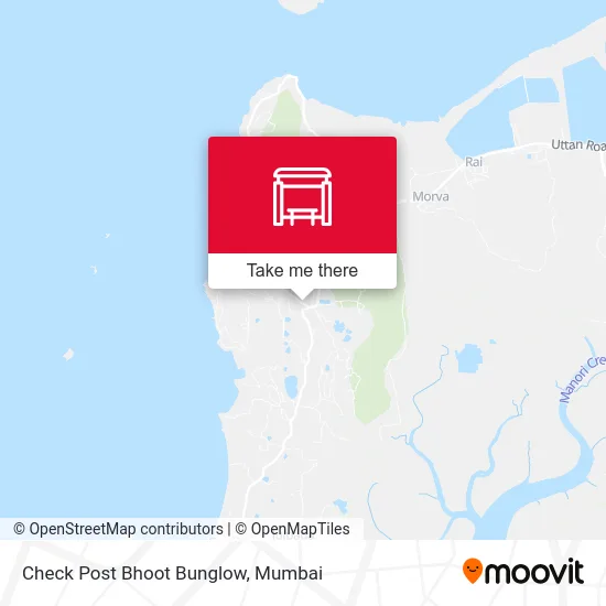 Check Post Bhoot Bunglow map