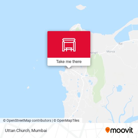 Uttan Church map