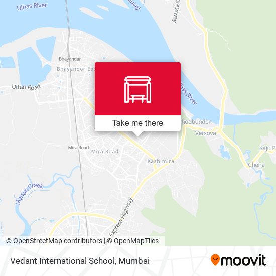 Vedant International School map