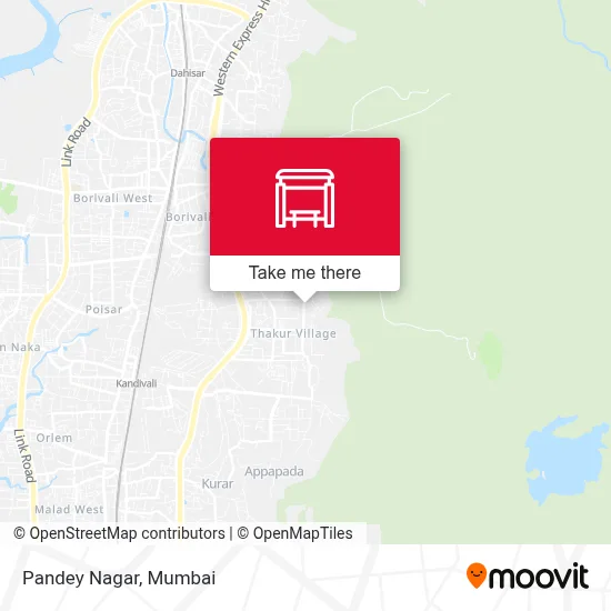 Pandey Nagar map