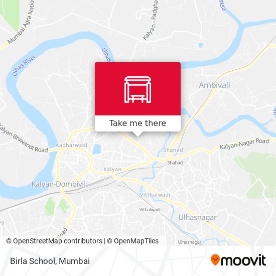 Birla School map