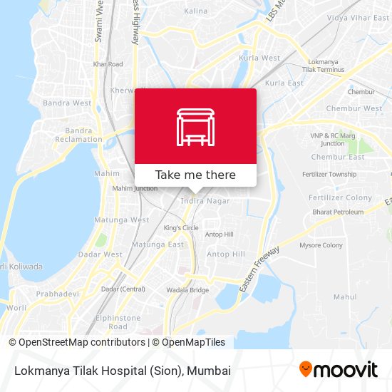 Lokmanya Tilak Hospital (Sion) map