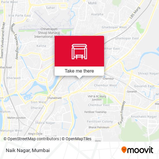 Naik Nagar map