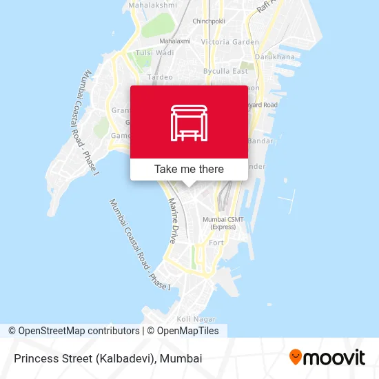 Princess Street (Kalbadevi) map