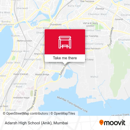 Adarsh High School (Anik) map