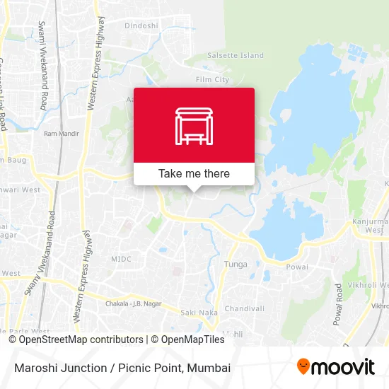 Maroshi Naka / Picnic Point map