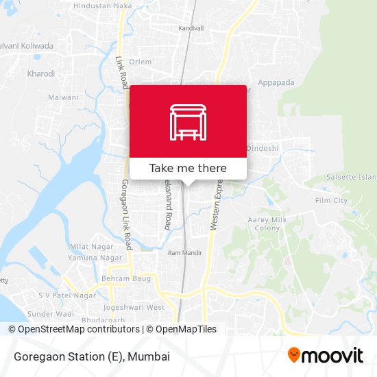 Goregaon Station (E) map