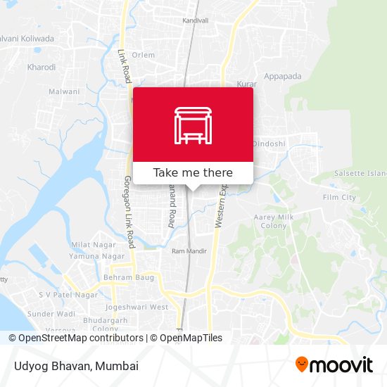 Udyog Bhavan map