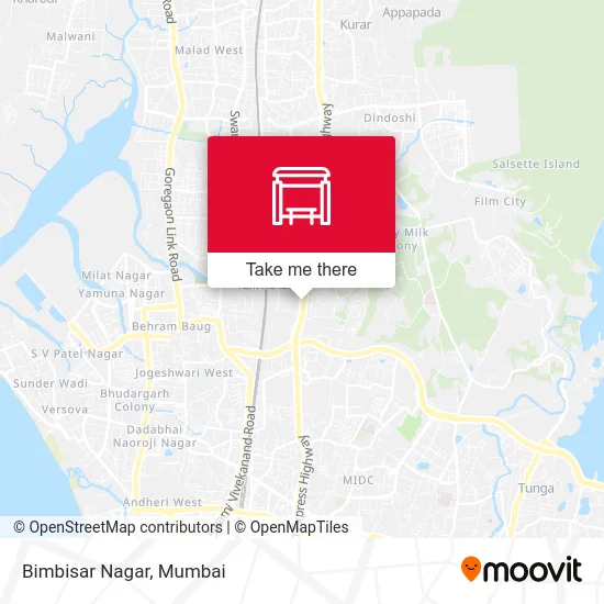Bimbisar Nagar map