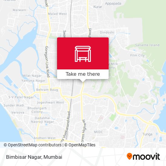 Bimbisar Nagar map