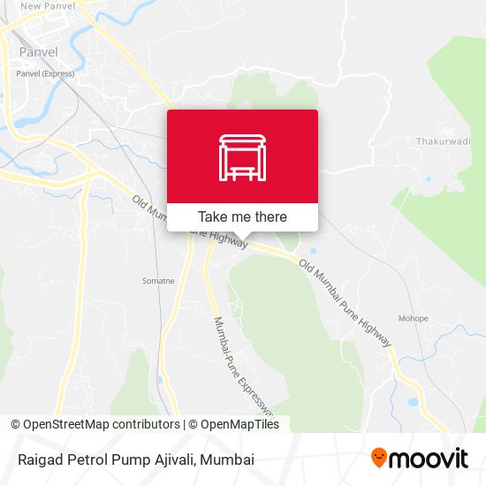 Raigad Petrol Pump Ajivali map