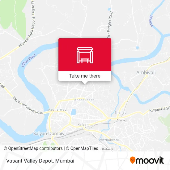 Vasant Valley Depot map