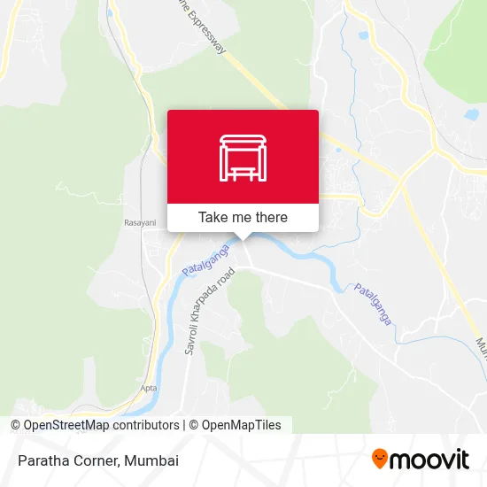 Paratha Corner map