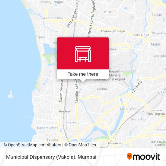 Municipal Dispensary (Vakola) map