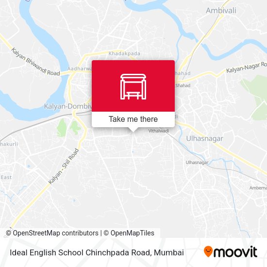 Ideal English School Chinchpada Road map