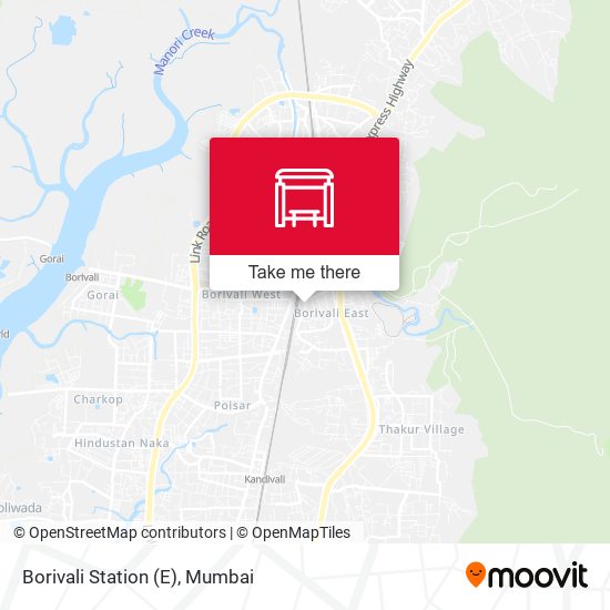 Borivali Station (E) map