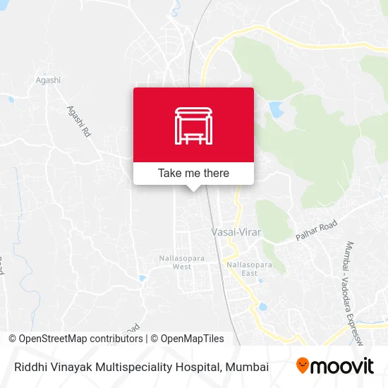 Riddhi Vinayak Multispeciality Hospital map
