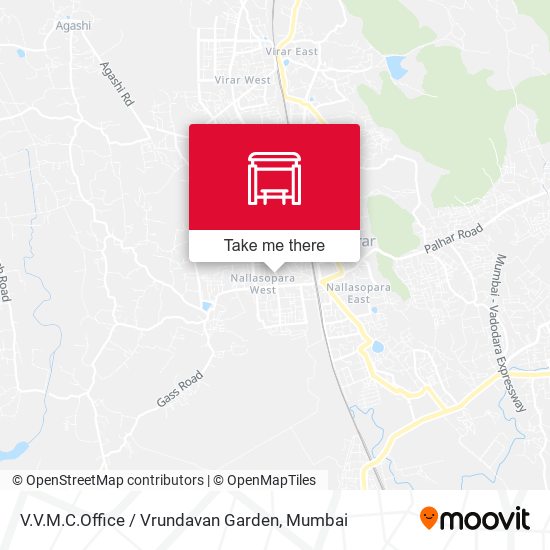 V.V.M.C.Office / Vrundavan Garden map