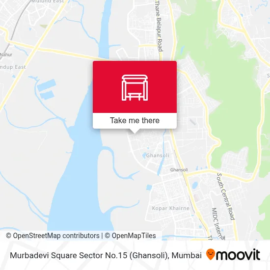 Murbadevi Chowk Sector No.15 (Ghansoli) map