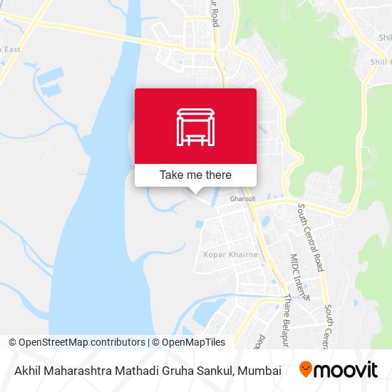 Akhil Maharashtra Mathadi Gruha Sankul map