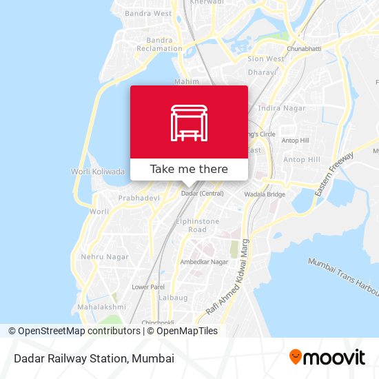 Dadar Railway Station map