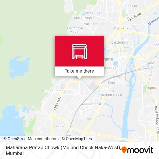 Maharana Pratap Chowk (Mulund Check Naka-W) map