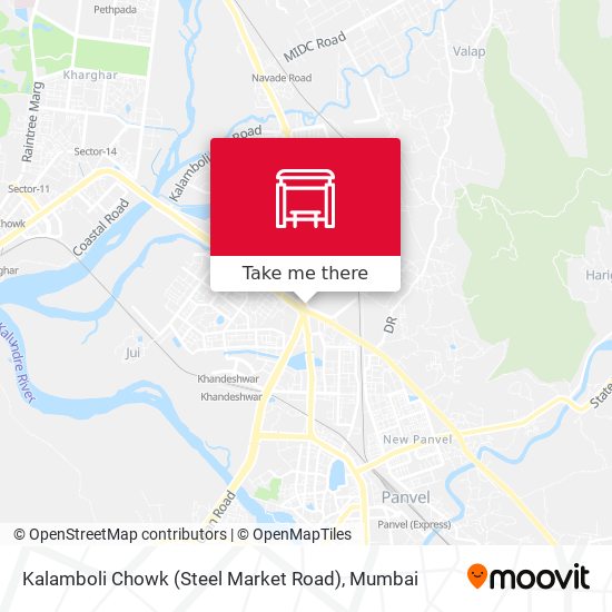 Kalamboli Chowk (Steel Market Road) map