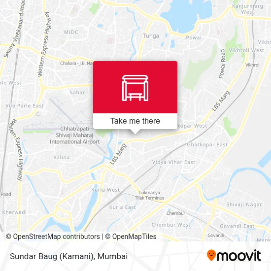 Sundar Baug (Kamani) map