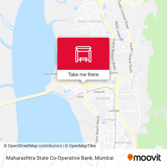 Maharashtra State Co-Operative Bank map