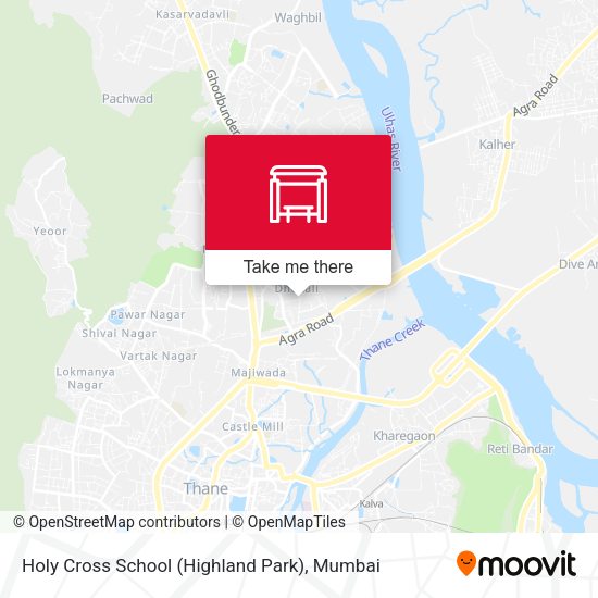 Holy Cross School (Highland Park) map