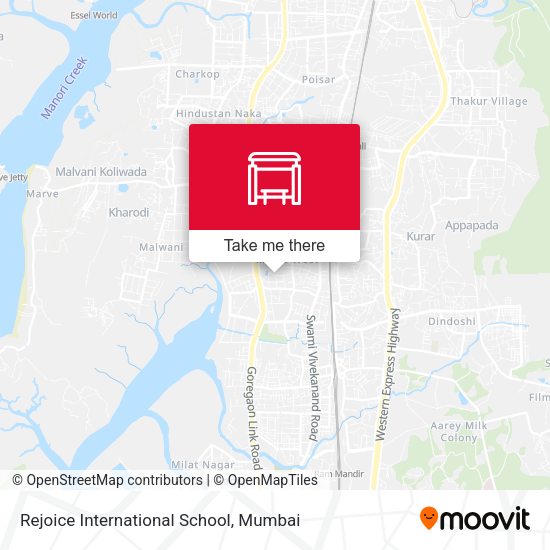Rejoice International School map